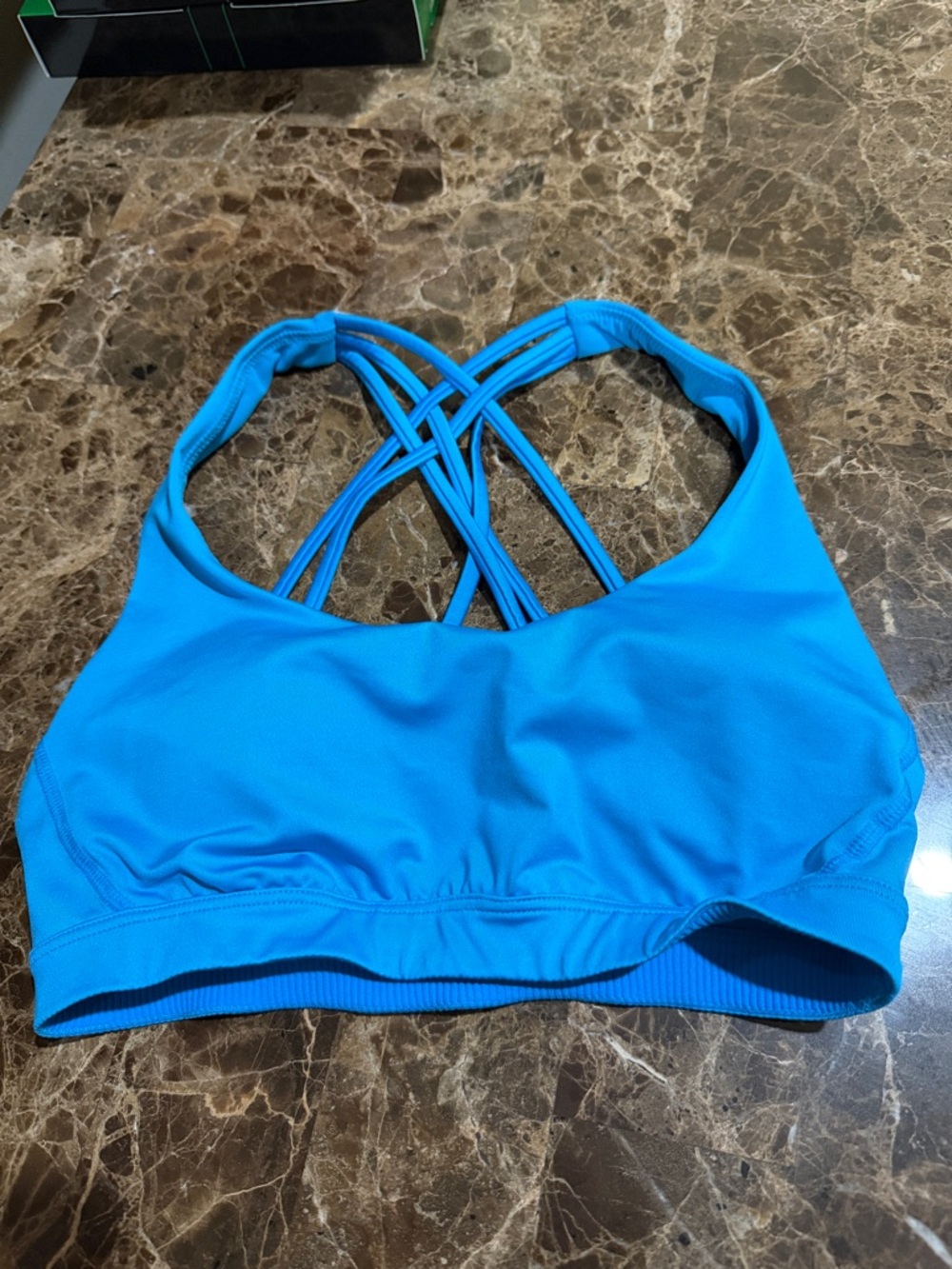 Victoria's Secret Strappy Sport Bra - Bright Blue